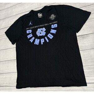 Nike UNC Tar Heels 2017 National Champions Tee XL Jordan NCAA Final Four Shirt
